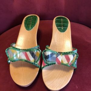 Burberry rubber slide sandals size 8